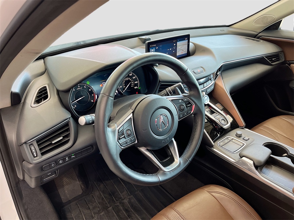 2021 Acura TLX Technology Package White at Westside Lexus