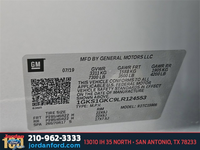 Used Car 2020 Gmc Yukon Xl  Slt For Sale Under $40,000 In San Antonio, Texas