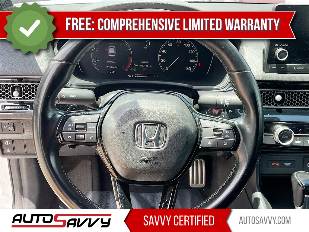 2023 Honda Civic Sport White at South Houston Nissan