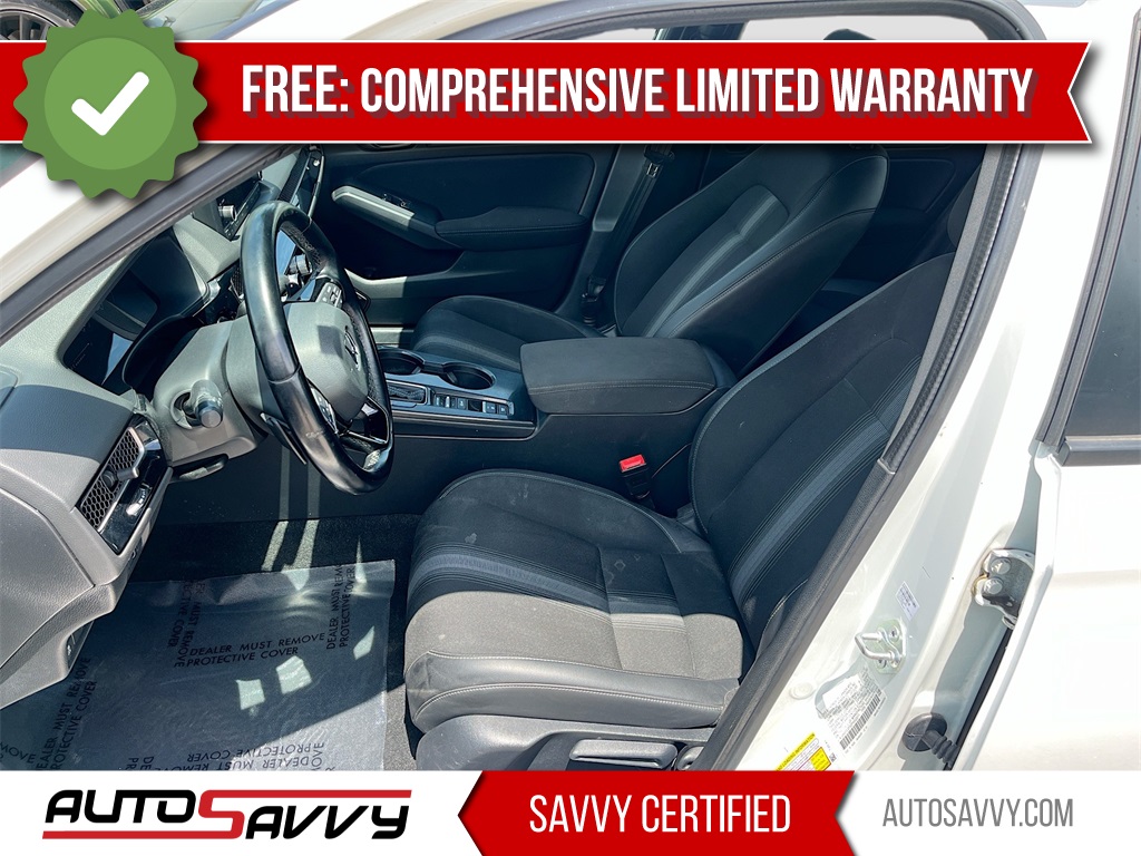 2023 Honda Civic Sport White at South Houston Nissan