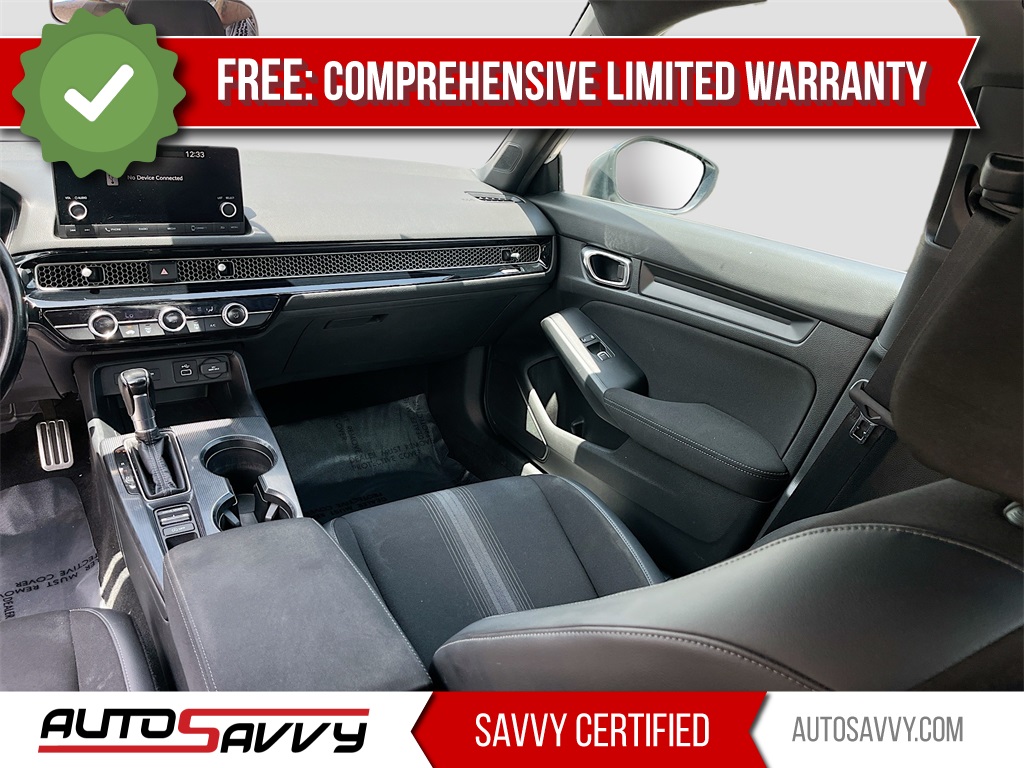 2023 Honda Civic Sport White at South Houston Nissan