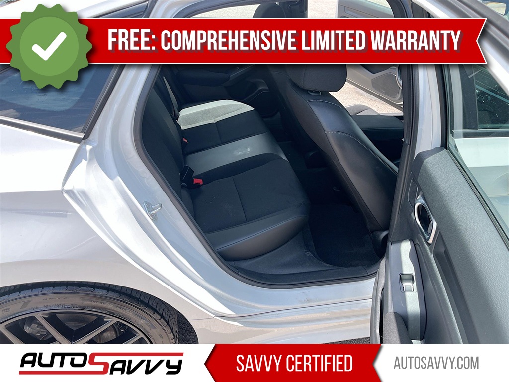 2023 Honda Civic Sport White at South Houston Nissan