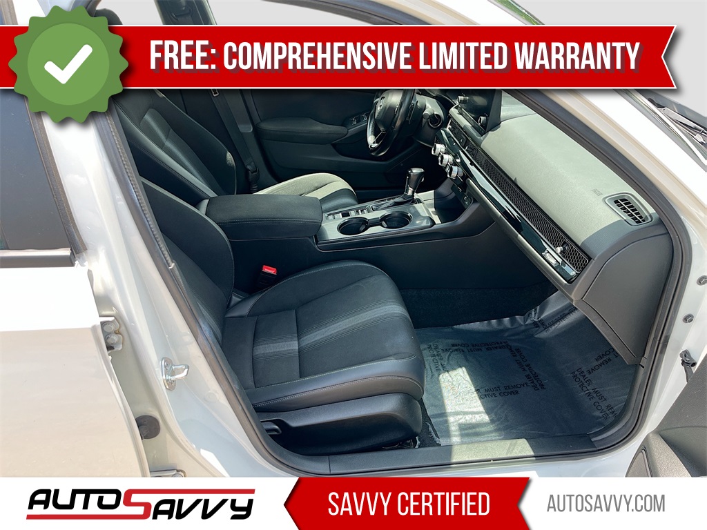 2023 Honda Civic Sport White at South Houston Nissan