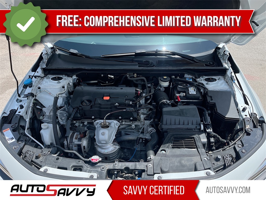 2023 Honda Civic Sport White at South Houston Nissan