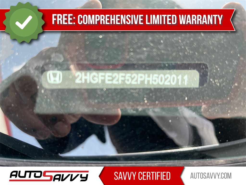 2023 Honda Civic Sport White at South Houston Nissan