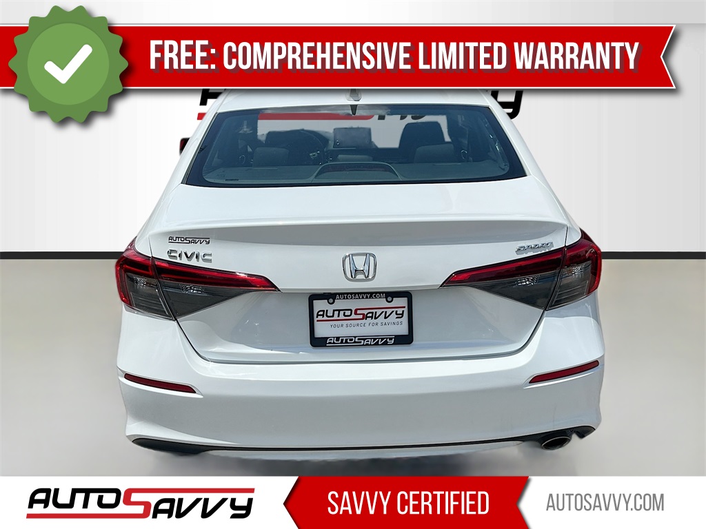 2023 Honda Civic Sport White at South Houston Nissan