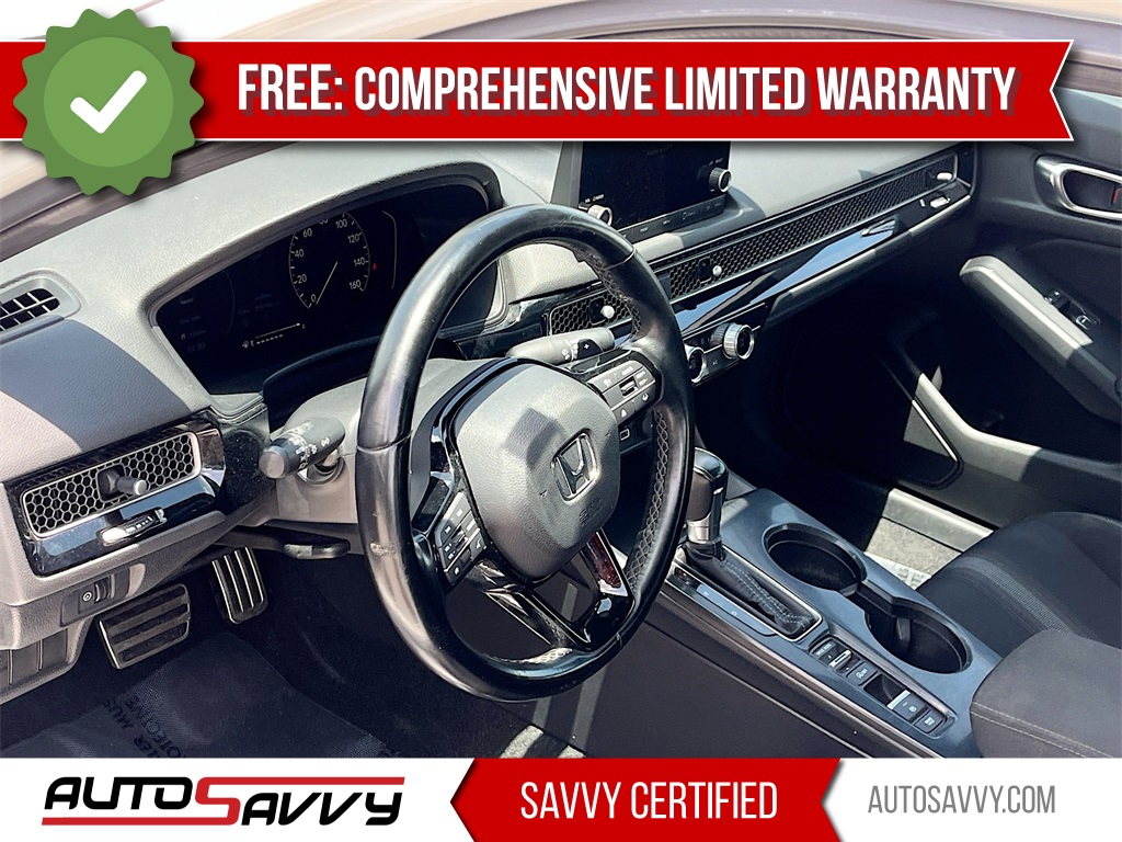 2023 Honda Civic Sport White at South Houston Nissan