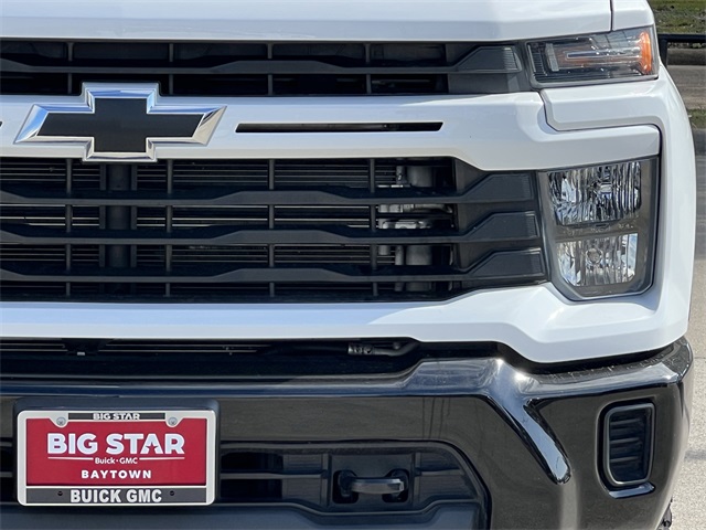 2024 Chevrolet Silverado 2500HD Custom White at Classic Chevrolet Galveston