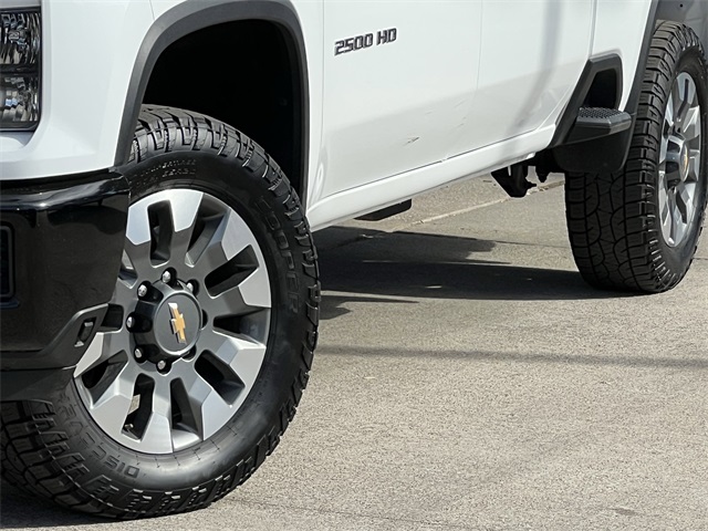 2024 Chevrolet Silverado 2500HD Custom White at Classic Chevrolet Galveston