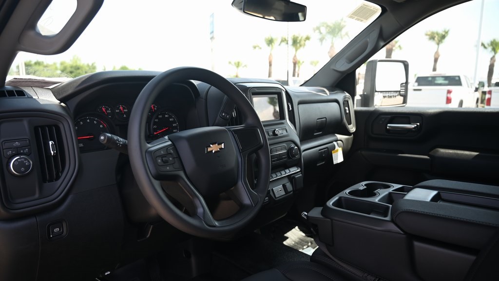 2025 Chevrolet Silverado 2500HD Work Truck White at Classic Elite Chevrolet Sugar Land