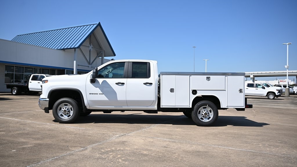 2025 Chevrolet Silverado 2500HD Work Truck White at Classic Elite Chevrolet Sugar Land
