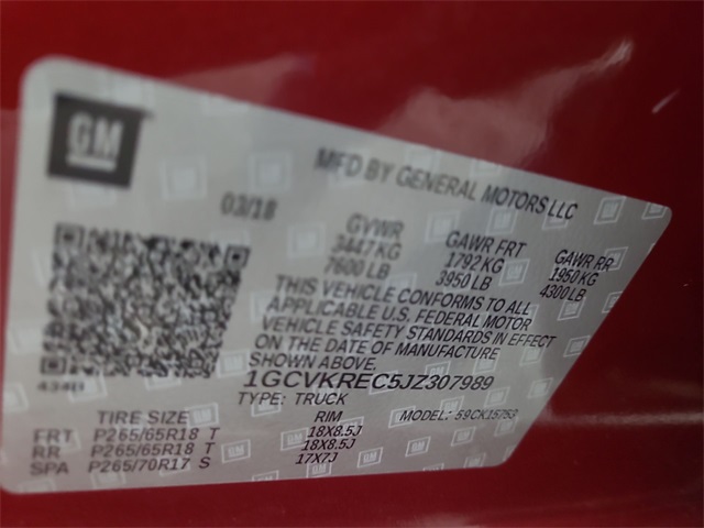 2018 – Chevrolet – Silverado 1500