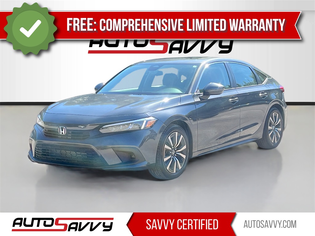 2024 Honda Civic EX-L Gray at AutoSavvy Houston Northwest