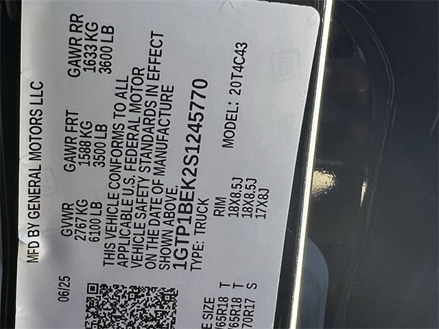 2025 GMC Canyon Elevation Black at Wharton Chevrolet GMC