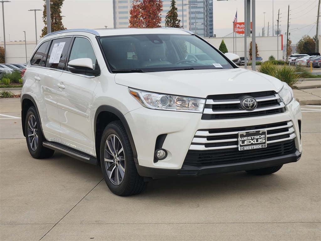 2018 Toyota Highlander XLE White at Big Star Chrysler Jeep Dodge Ram 