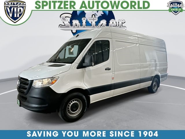White 2025 Mercedes-Benz Sprinter Cargo 2500 170 High Roof RWD Van Rear-Wheel Drive 9-Speed Automatic