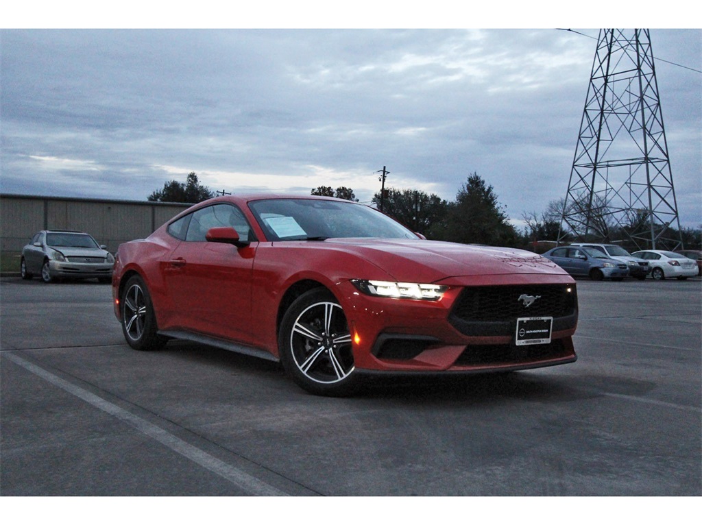 2024 Ford Mustang EcoBoost Premium Red at South Houston Nissan