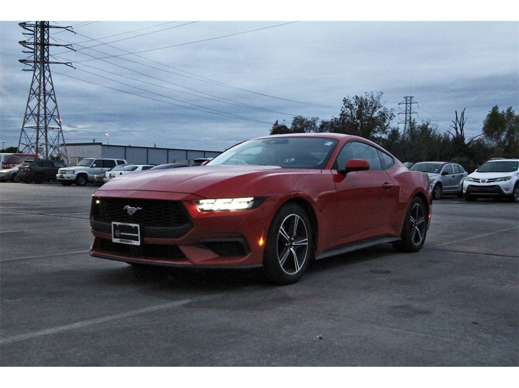 2024 Ford Mustang EcoBoost Premium Red at South Houston Nissan