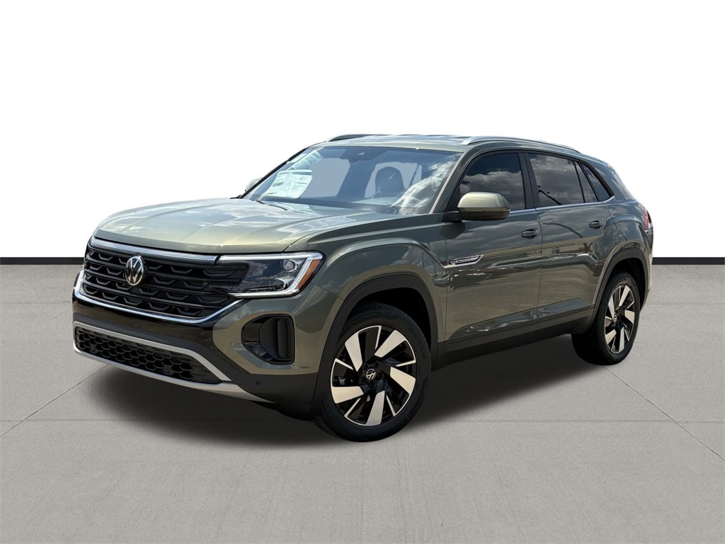 2026 Volkswagen Atlas Cross Sport 2.0T SE w/Technology Green at DeMontrond Automotive Group