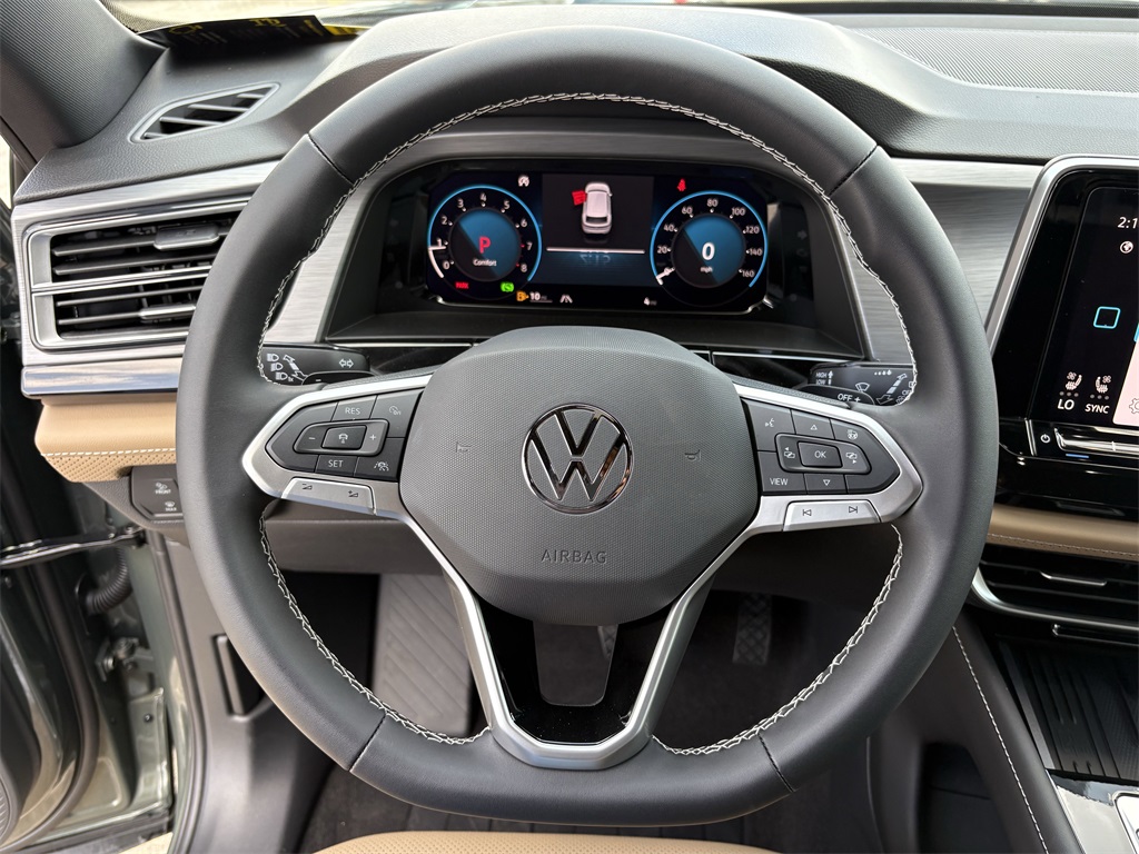 2026 Volkswagen Atlas Cross Sport 2.0T SE w/Technology Green at DeMontrond Automotive Group