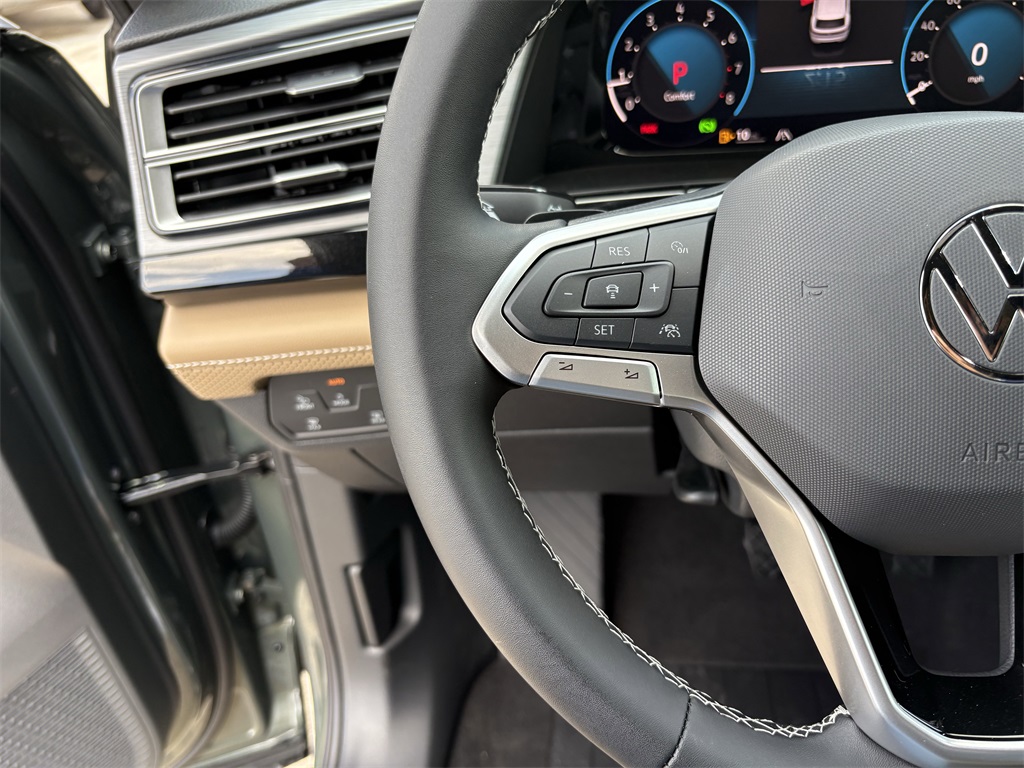 2026 Volkswagen Atlas Cross Sport 2.0T SE w/Technology Green at DeMontrond Automotive Group