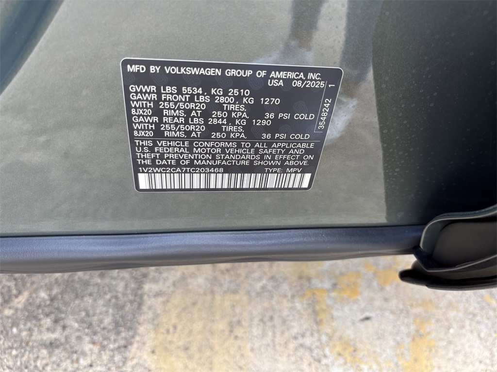 2026 Volkswagen Atlas Cross Sport 2.0T SE w/Technology Green at DeMontrond Automotive Group