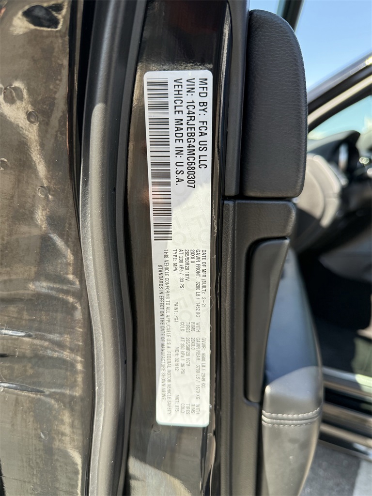 2021 Jeep Grand Cherokee Limited X Black at Mac Haik CDJR North Houston