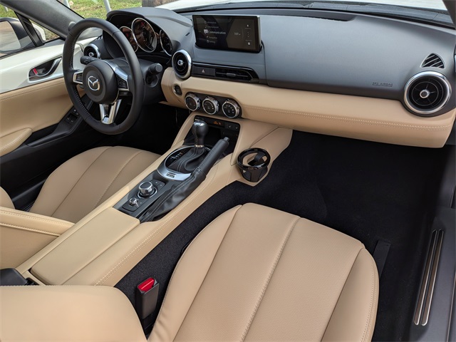 2025 Mazda MX-5 Miata RF Grand Touring White at Joe Myers Mazda Kia