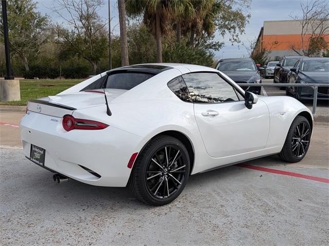 2025 Mazda MX-5 Miata RF Grand Touring White at Joe Myers Mazda Kia