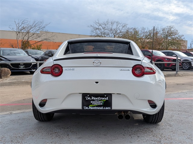 2025 Mazda MX-5 Miata RF Grand Touring White at Joe Myers Mazda Kia