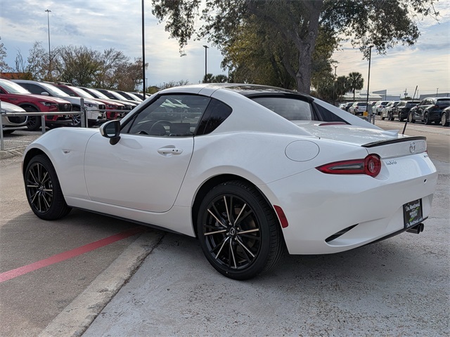 2025 Mazda MX-5 Miata RF Grand Touring White at Joe Myers Mazda Kia