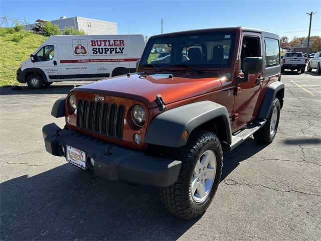 Used 2014 Jeep Wrangler Sport with VIN 1C4AJWAG1EL295891 for sale in Kansas City