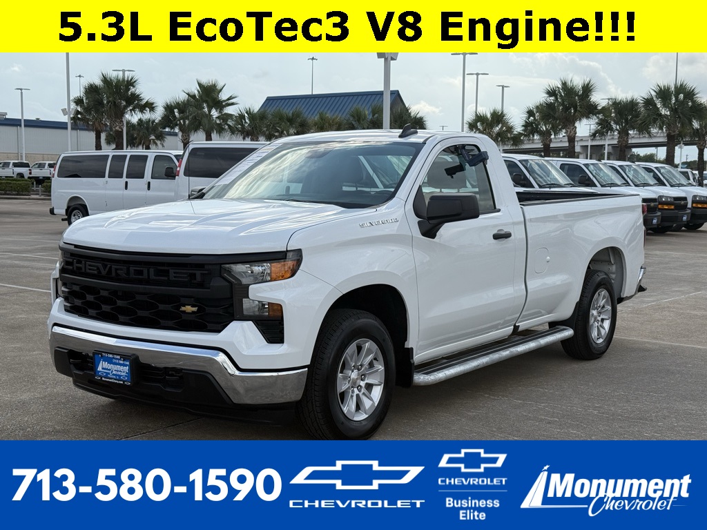 2024 Chevrolet Silverado 1500 WT White at Martin Chrysler Dodge Jeep Ram