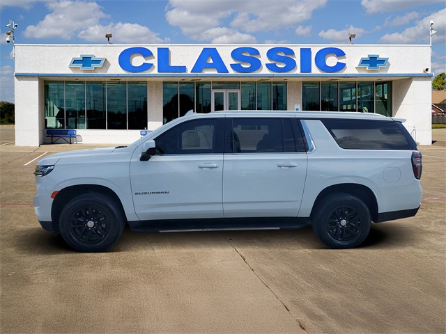 2023 Chevrolet Suburban LS White at Classic Elite Chevrolet Sugar Land