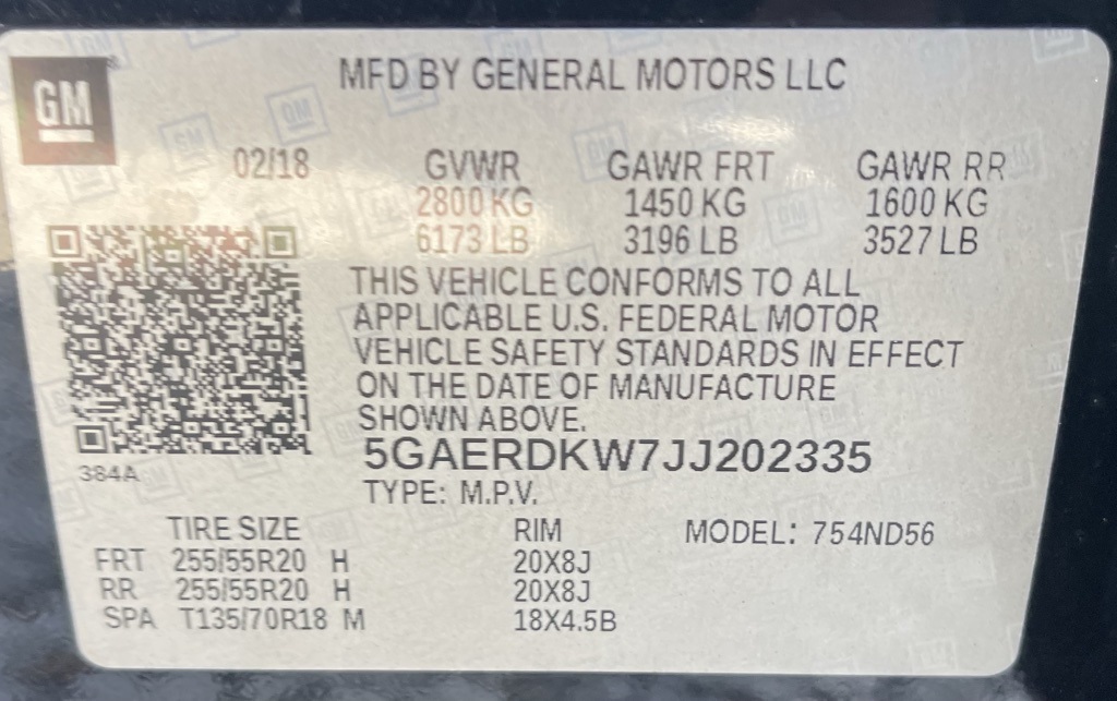 2018 Buick Enclave Avenir Black at DeMontrond Mazda