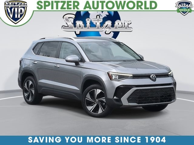 Pyrite Silver Metallic 2025 Volkswagen Taos SUV / Crossover All-Wheel Drive 8-Speed Automatic