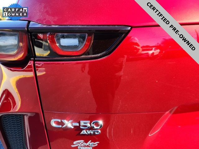 2025 Mazda CX-50 2.5 S Premium Package Red at Stokes Mazda