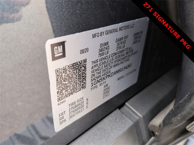 2021 Chevrolet Tahoe Z71 for sale at PATRIOT CHEVROLET OF LIMERICK