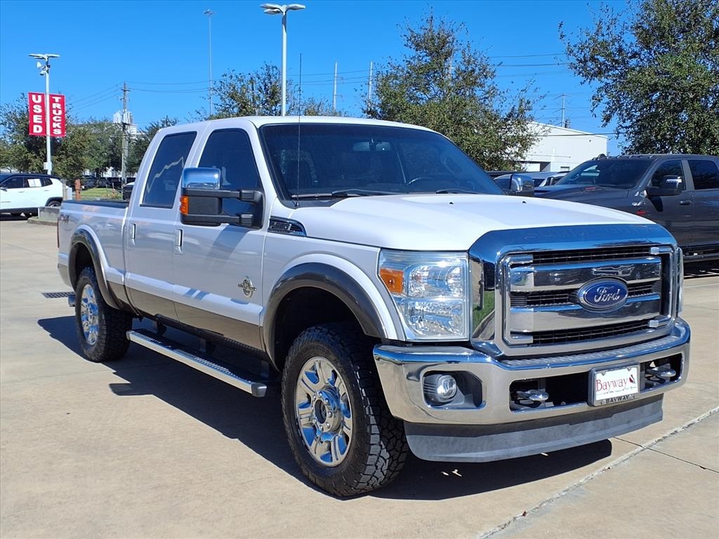 2016 Ford F-250SD Lariat White at Wharton Ford