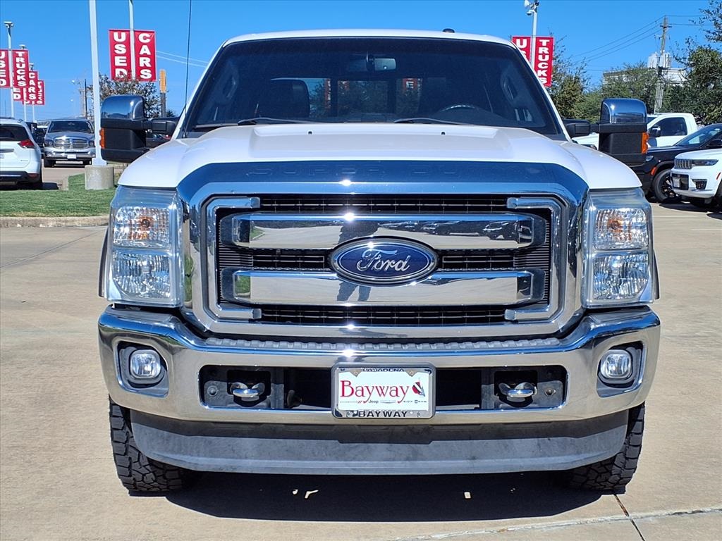 2016 Ford F-250SD Lariat White at Wharton Ford