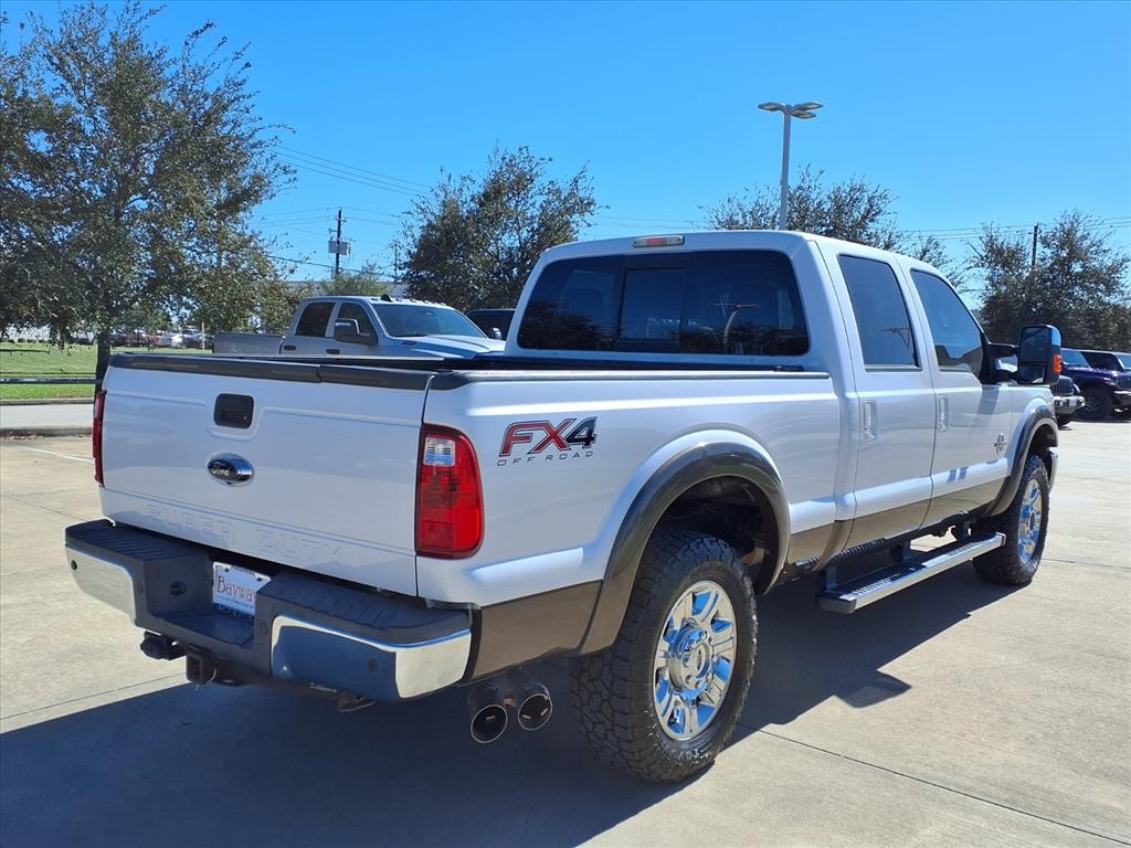 2016 Ford F-250SD Lariat White at Wharton Ford