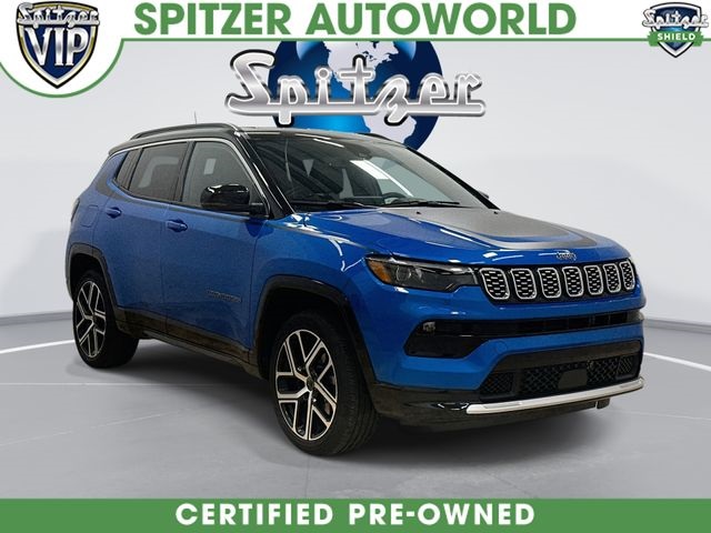Hydro Blue Pearlcoat 2025 Jeep Compass SUV / Crossover Four-Wheel Drive 8-Speed Automatic