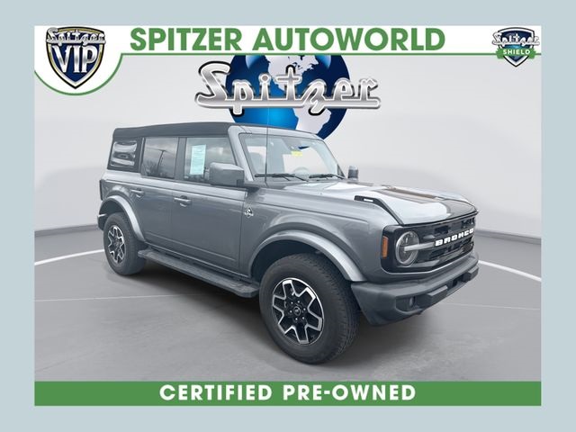 Carbonized Gray Metallic 2023 Ford Bronco Outer Banks Advanced 4-Door 4WD SUV / Crossover Four-Wheel Drive Automatic