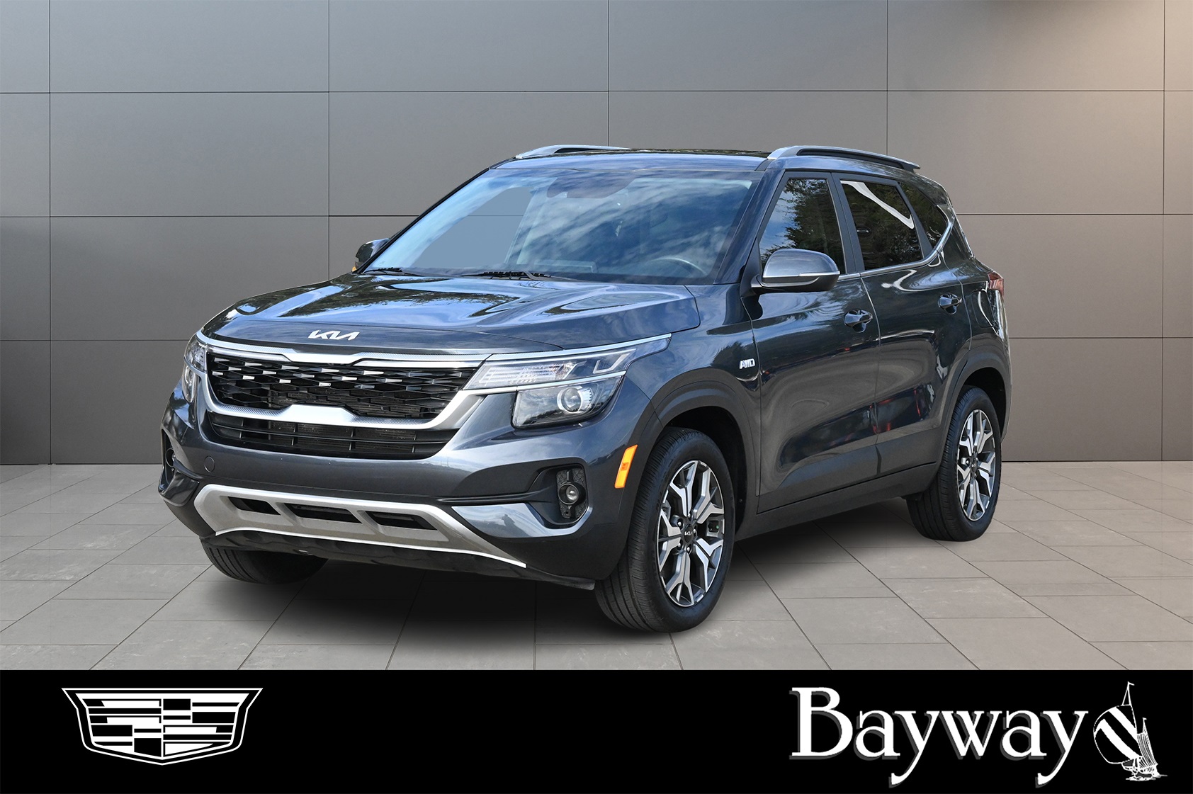 2023 Kia Seltos EX Gray at Bayshore Chrysler Jeep Dodge Ram