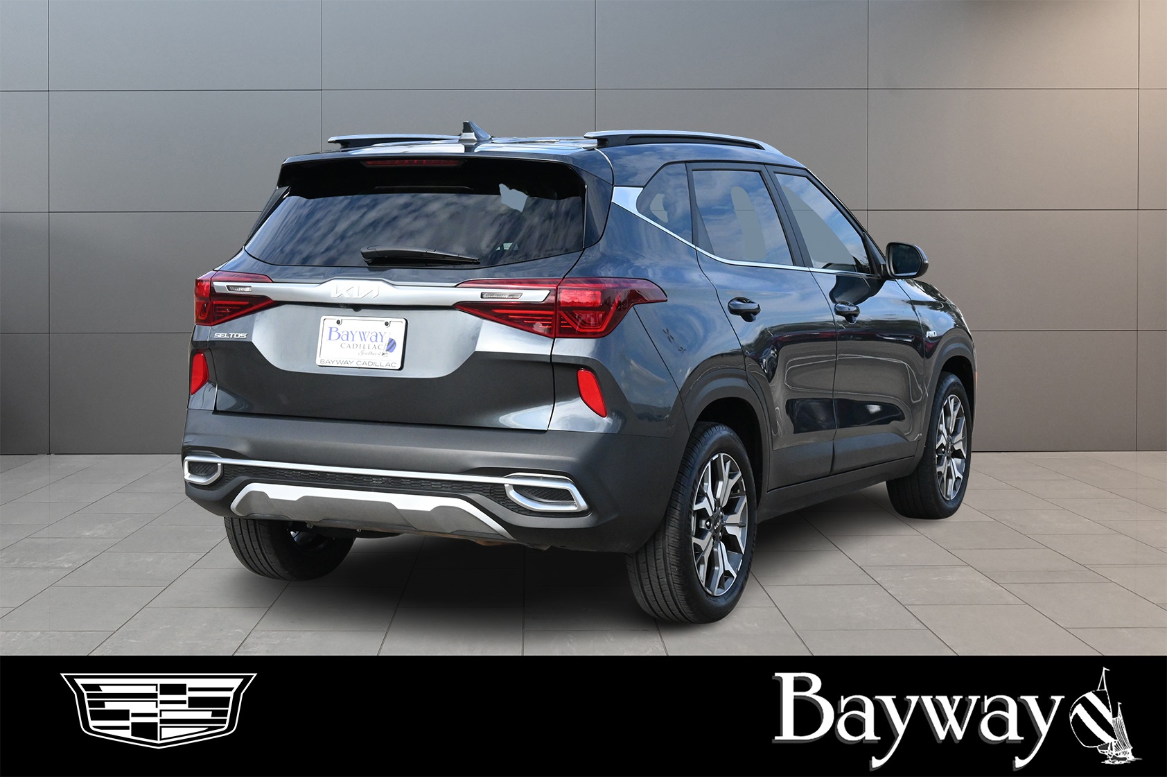 2023 Kia Seltos EX Gray at Bayshore Chrysler Jeep Dodge Ram