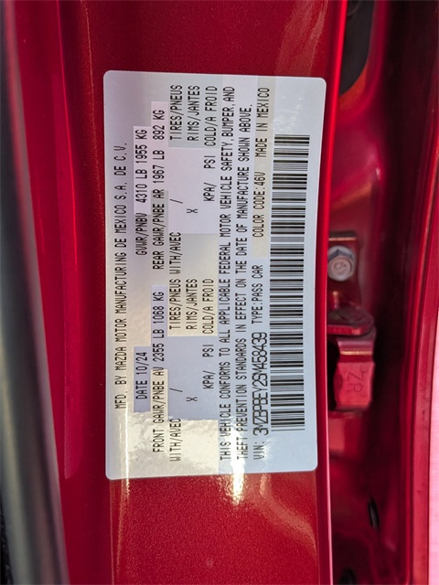 2025 Mazda Mazda3 2.5 Turbo Premium Plus Package Red at Tom Peacock Cadillac