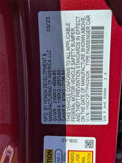 2023 Honda Accord Hybrid Sport-L  at Bayshore Chrysler Jeep Dodge Ram