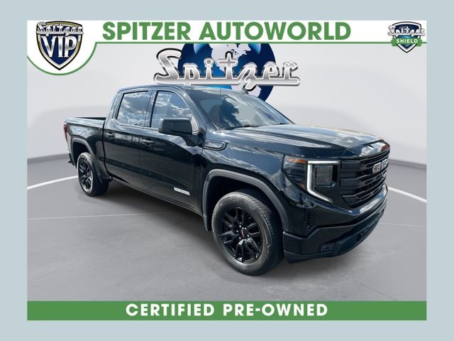 Onyx Black 2023 GMC Sierra 1500 Elevation Standard Crew Cab 4WD Pickup Truck Four-Wheel Drive 8-Speed Automatic