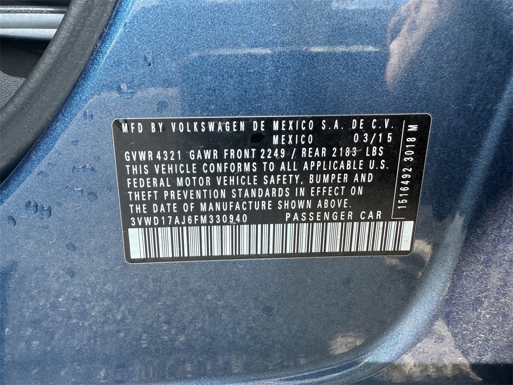 2015 Volkswagen Jetta 1.8T SE  at DeMontrond Automotive Group