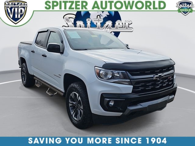 Summit White 2022 Chevrolet Colorado Z71 Crew Cab 4WD Pickup Truck Four-Wheel Drive 8-Speed Automatic